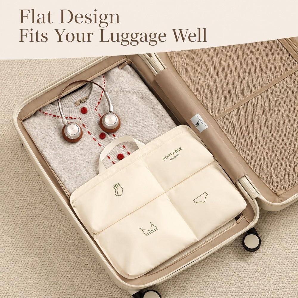 Lightweight Clothes Storage Bag Foldable Divided Storage Bag Travel Organizer Bag Closet Storage