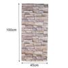 Decorativos Effect Self-adhesive Vinilos 3D Wall Stickers Paper Brick Stone Home Decor 45*100cm