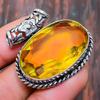 Citrine Gemstone 925 Sterling Silver Handmade Замечательный ювелирный кулон