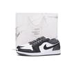 Air Jordan 1 Нескользящее Покрытие Низкие Винтажные Баскетбольные Кроссовки Унисекс Черно-Серые 553558-152(Team15-SBOX)