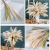 Fake Reed Grass Long-lasting Fade-resistant Realistic Artificial Pampas Grass for Home Wedding Decoration