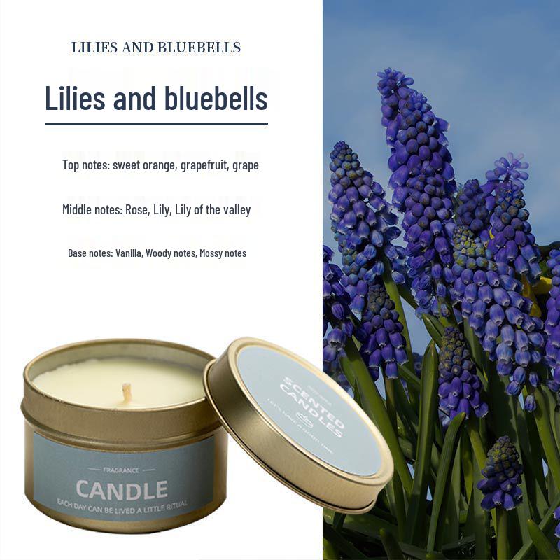 Romantic Rose Aromatherapy Candle Gift Set: Calming, Long-Lasting Scent for Bedroom Relaxation and Sleep Aid.