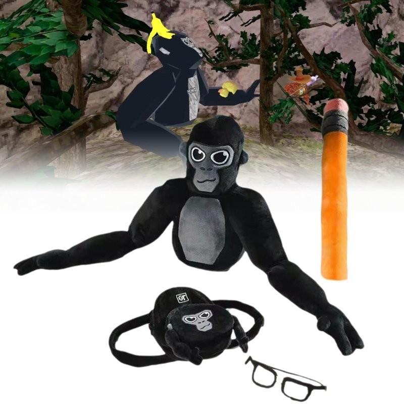 Очаровательная плюшевая игрушка-обезьянка Gorilla Tag для детей и коллекционеров 60x25 см