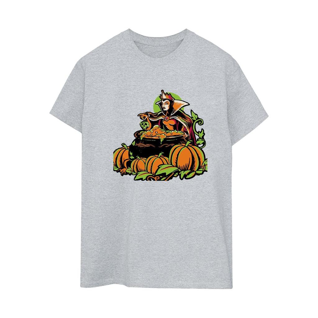 Disney Womens/Ladies Evil Queen Villains Boyfriend Halloween T-Shirt