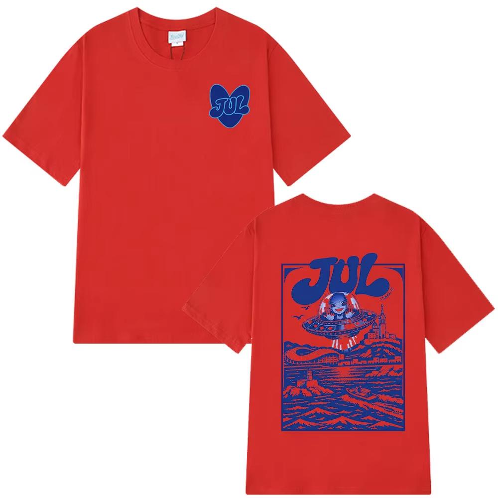 New 2026 Rapper Jul Graphic T Shirt Unisexs Unisex Clothing Fashion Hip Hop Tshirt Casual Cotton Short Sleeve Tshirts Streetwear