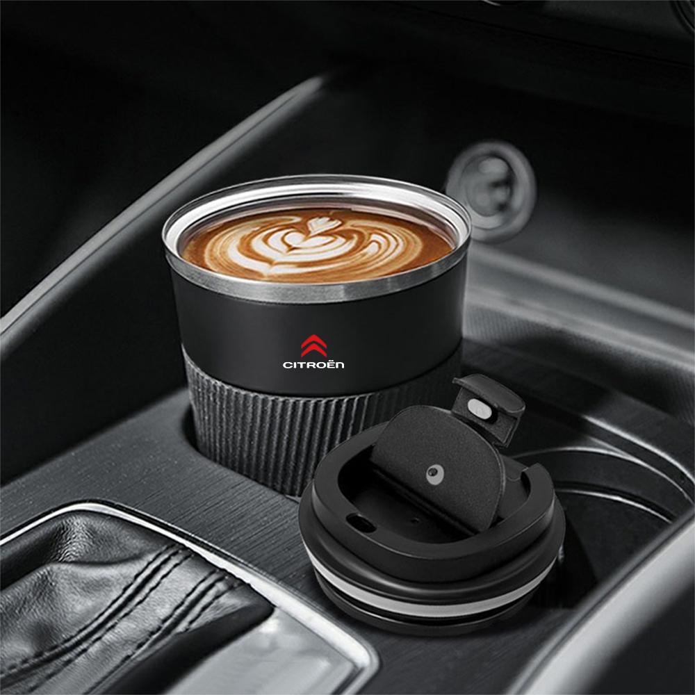 510ml Stainless Steel Coffee Cup Thermal Mug For Citroen C4 C3 Xsara C-Elysee C5 C1 DS3 DS5 DS4 Jumper Picasso Sega C-quatre DS