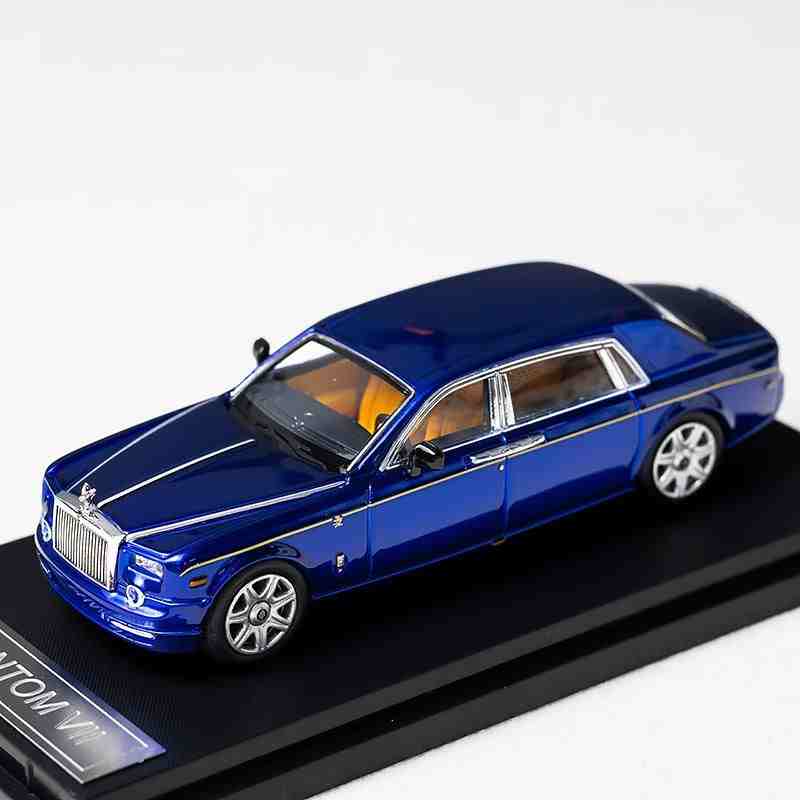 SW 1/64 Rolls Royce Phantom VII Металлическая гоночная машина Литые модели и игрушечные транспортные средства Модель автомобиля Масштабная миниатюрная модель автомобиля Для детей