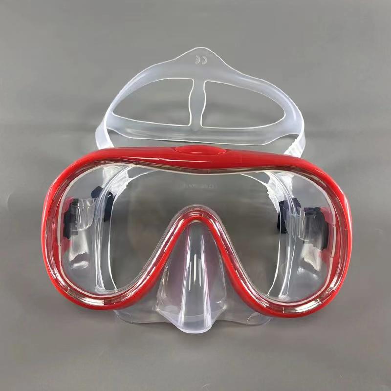 Профессиональная маска для подводного плавания с аквалангом, очки для дайвинга, силиконовая панорамная маска для дайвинга для взрослых, очки для плавания с маской и трубкой