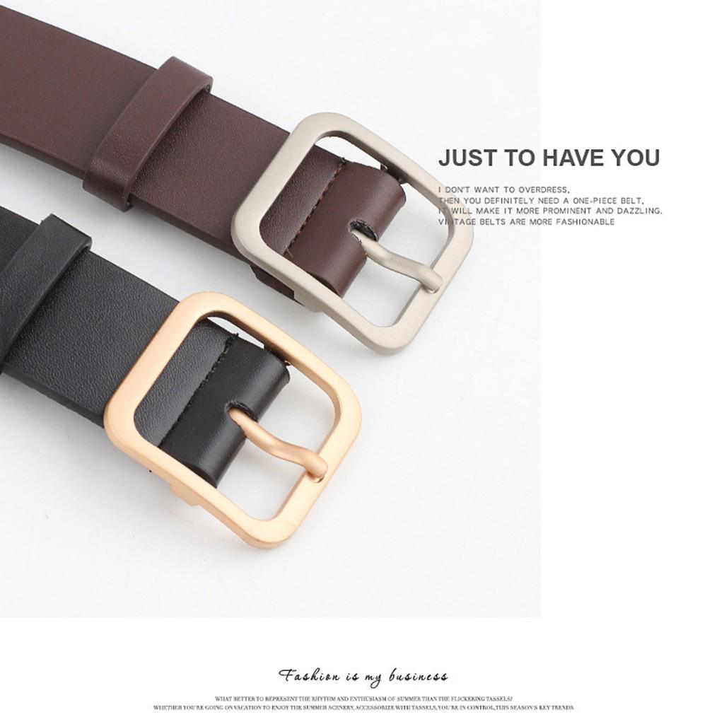 Новый женский ремень с квадратной пряжкой, модный тренд, дикий декоративный пояс