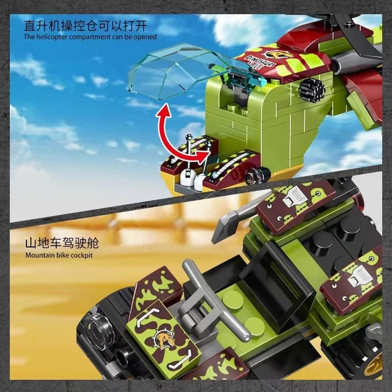 Jurassic Dinosaurs World Animal Park Blocks Building Brick Dinosaur Figures City Dino Robot Dinosaurios Toys For adult Gifts