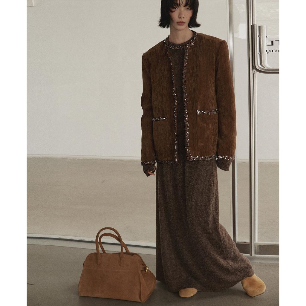 Корейский стиль Маленькая ароматная куртка для женщин Зимний дизайн Утолщенные стеганые топы