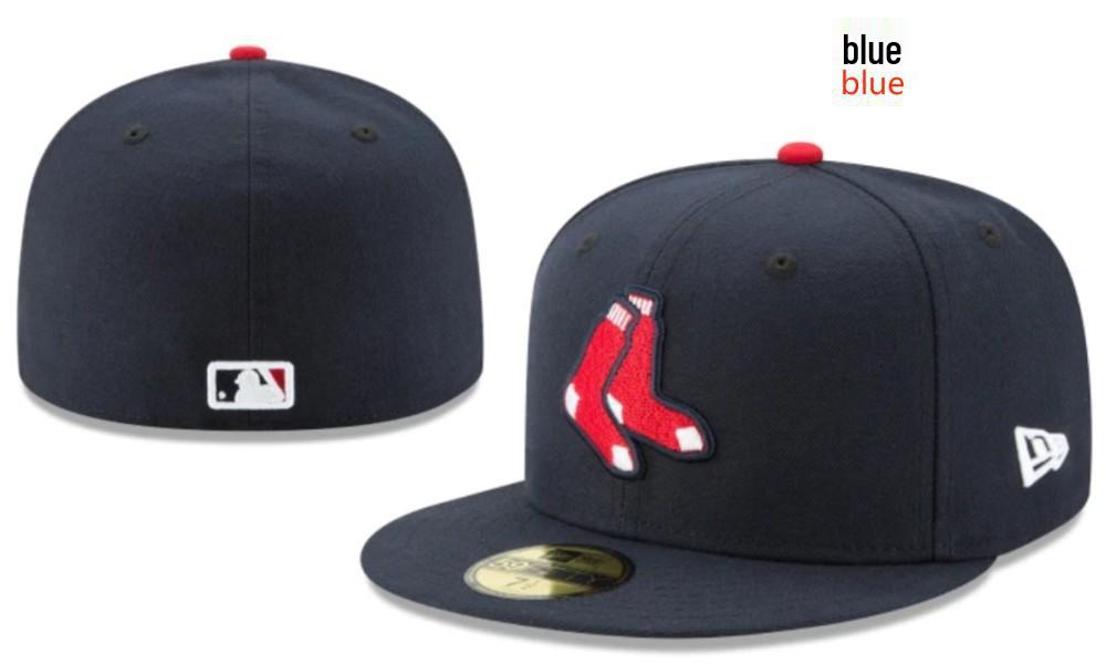 Классическая бейсболка Boston Red Sox с вышивкой, плотно прилегающая, с защитой от солнца