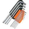 TRUSCO Ball Point Hex Wrench 9 Hard Chrome 5S TXB-9S Set, Pieces, Plated, (Case Sold)