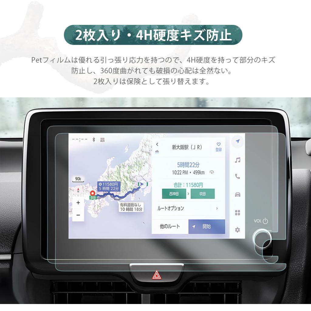 ХУАХАО (Улучшено 2024.1), Защитная пленка для навигационной системы Yaris Cloth серии 10/15, 8 дюймов, Yaris Нанотехнологии,