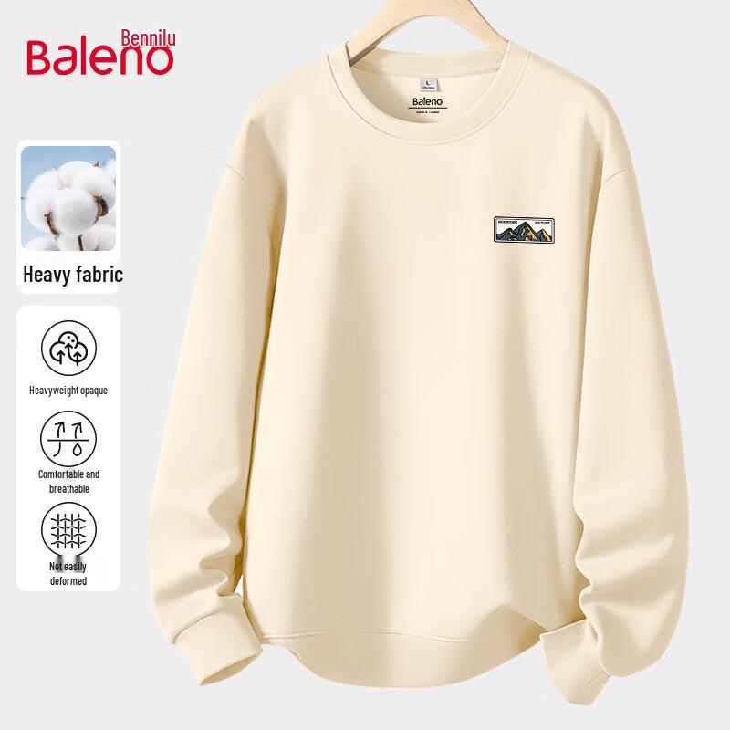 Baleno Men's Round Neck Loose Fit Sweatshirt