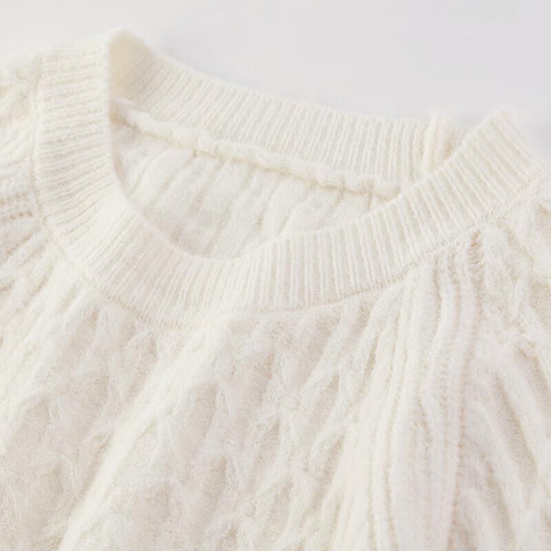 Women's Relaxed Fit Round Neck Winter Sweater