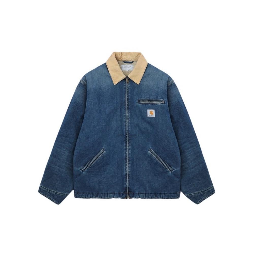 Carhartt WIP Classic Square Logo Oversized Detroit Loose Fit Jacket Men jackets CHXJK035878AP-1