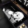 Mouse Pad Black And White Anime Mousepad Office