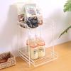 Настольный двухъярусный стеллаж для хранения вещей Организация офисного стола Косметика Канцелярские принадлежности Книжная полка Кухня Спальня Утюг Органайзеры для произведений искусства