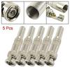 5Pcs Solderless Twist Spring BNC Connector Jack for Coaxial RG59 CCTV Camera