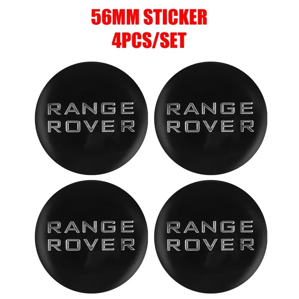 For Land Rover Range Rover SVR 2 Evoque Discovery 3 Freelander 56mm Car Wheel Center Hub Cap Tire Cover Sticker Decoration