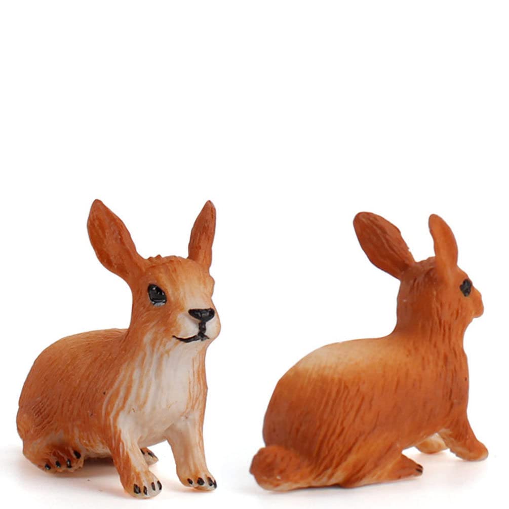 PRETYZOOM Diorama Animal Model Farm Ranch Animal Figure Set Animal Mini Scene Collection Animal Model Mini Mini Garden Decoration Model