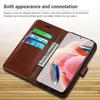 Роскошный противоударный кошелек с отделением для денег, флип-кошелек, кожаный чехол для телефона Redmi 12 12C 13C Redmi Note 13/Note 13 Pro+ 4G 5G 12 12S POCO M6