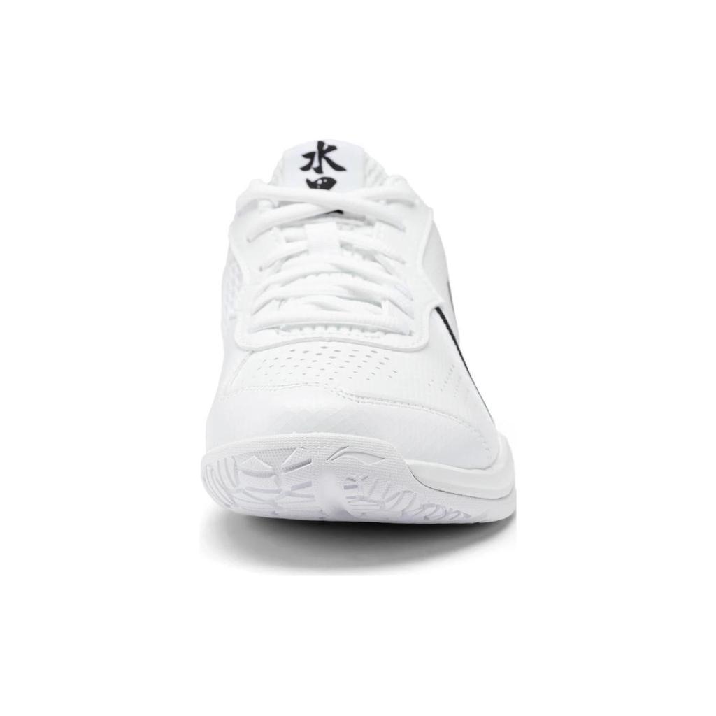 Li Ning Thunder LITE Искусственная кожа Нескользящая Износостойкая Низкие Бадминтонные кроссовки Унисекс Белый AYTS020-7