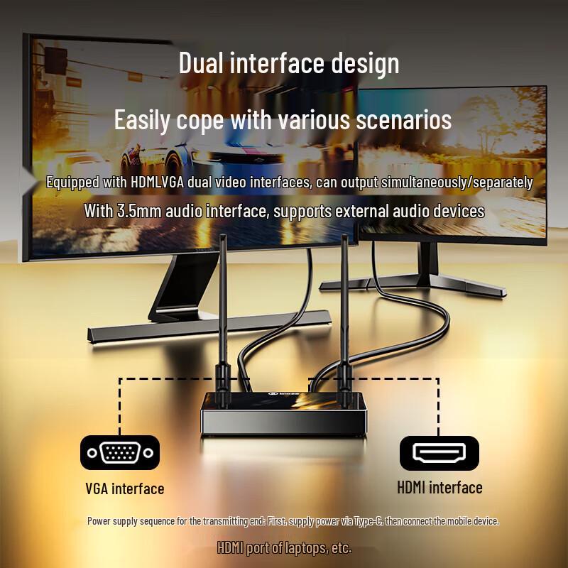 BIAZE R40 4K Беспроводной HDMI Адаптер для Зеркалирования Экрана