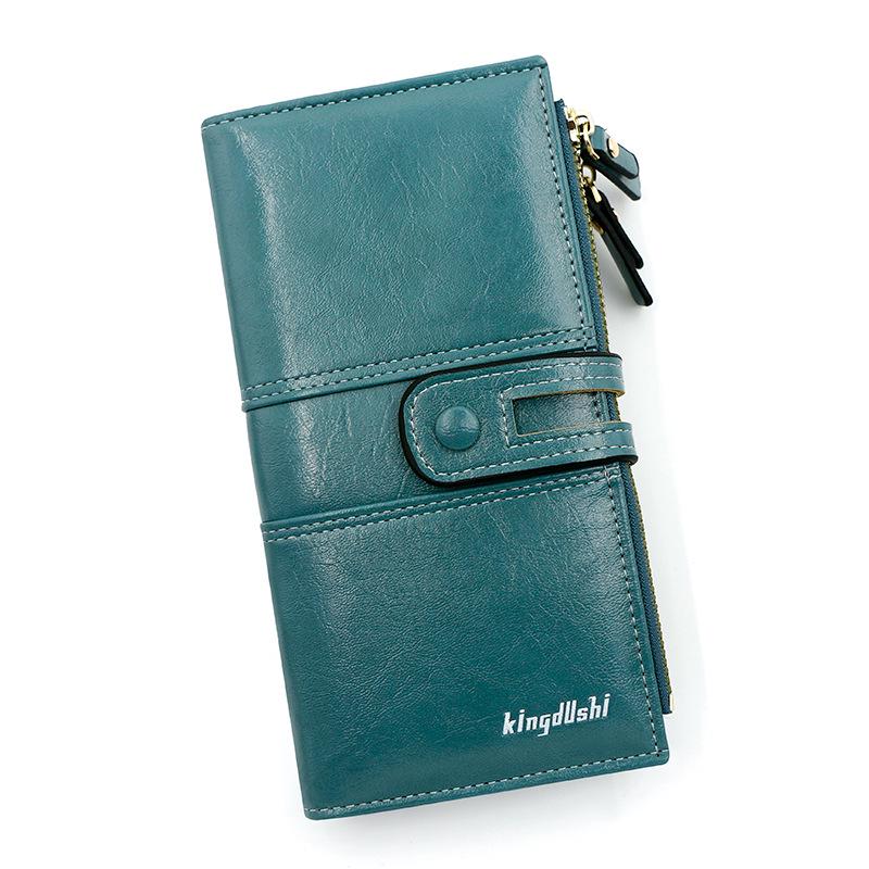 Женский длинный клатч: Мультикардхолдер и кошелек для телефона - Европейская и американская мода