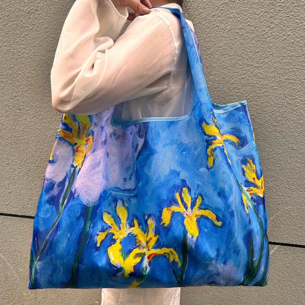 Eco-Friendly Foldable Large Capacity Shoulder Shopping Bag for Women