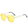 2019 Retro Square Sunglasses, Small Frame Metal Glasses Square Sunglasses Men'S Sunglasses