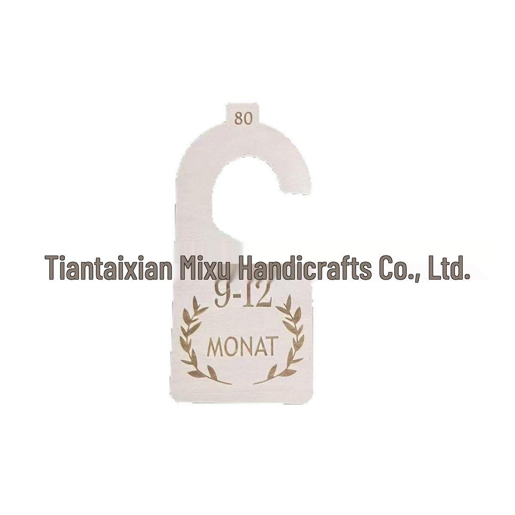 Деревянные разделители для детского шкафа - Разделители для одежды по месяцам