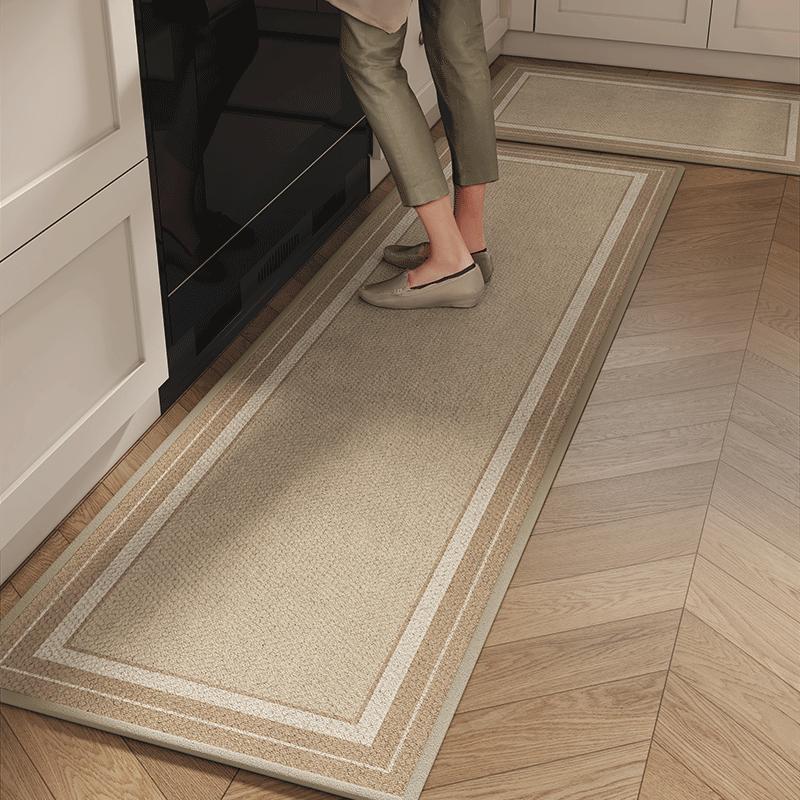 Ковер для кухни напольный коврик впитывающий нескользящий ковер минималистичный однотонный дизайн украшение для дома коврик alfombra de cocina