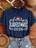 Family Matching Christmas T‑Shirt 2026 Christmas Crew Making Memories Together Graphic Tee Xmas Family Party Gift Tops