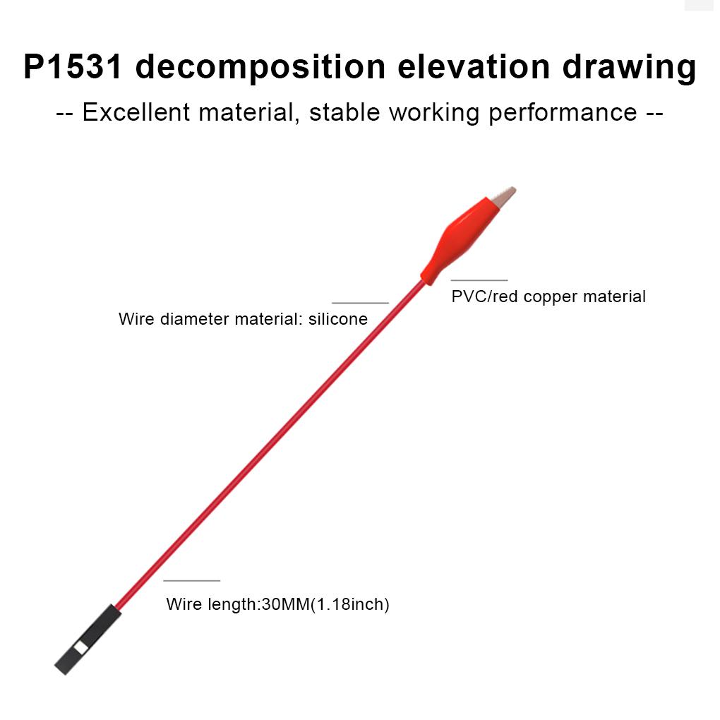 10pcs Test Leads Electrical Alligator Clips Stamping Tester Circuit Connection Cables Voltage Insulators Accessory
