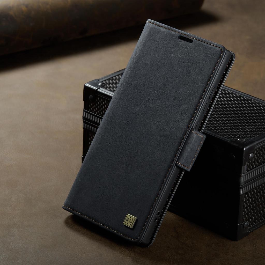 Роскошный Ретро Чехол-кошелек для телефона из коровьей кожи с подставкой-книжкой для iPhone 17 16 15 Pro Max Samsung S25 S24 Ultra Redmi Note 14 13 с магнитным слотом для карт и откидной крышкой