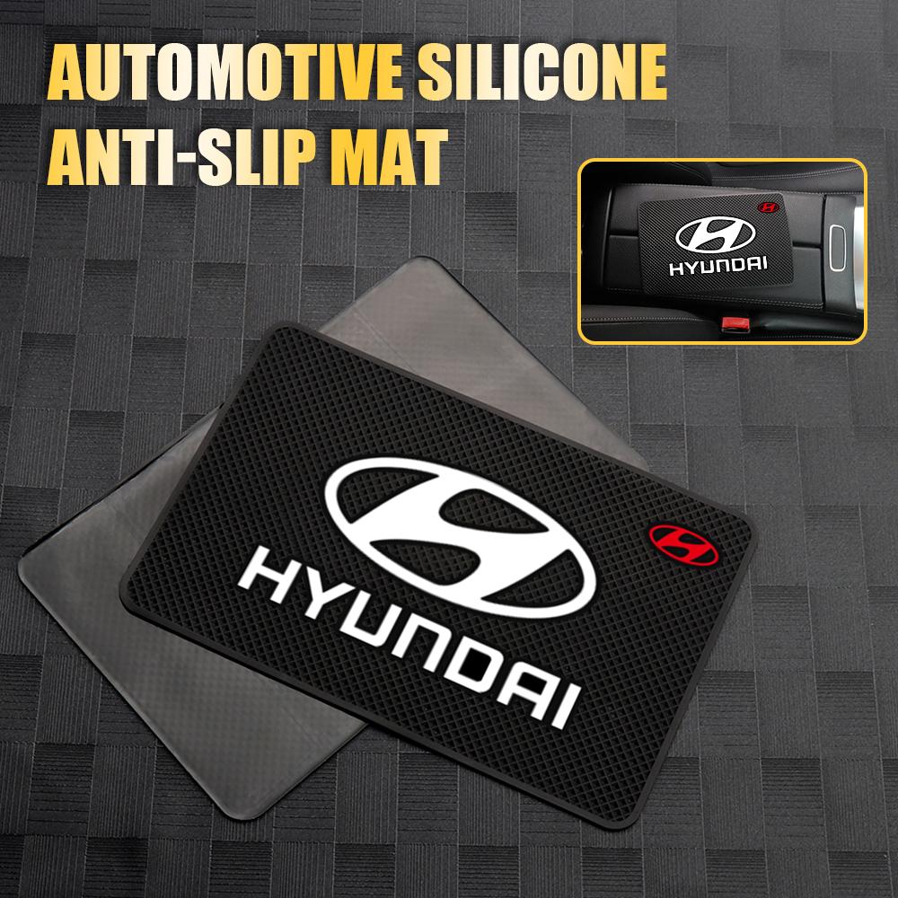 Car Dashboard Silicone Non Slip Mat Phone Holder Anti-skid Pads For Hyundai Tucson i40 i30 i10 i20 Veloster Azera Elantra Accent lh3