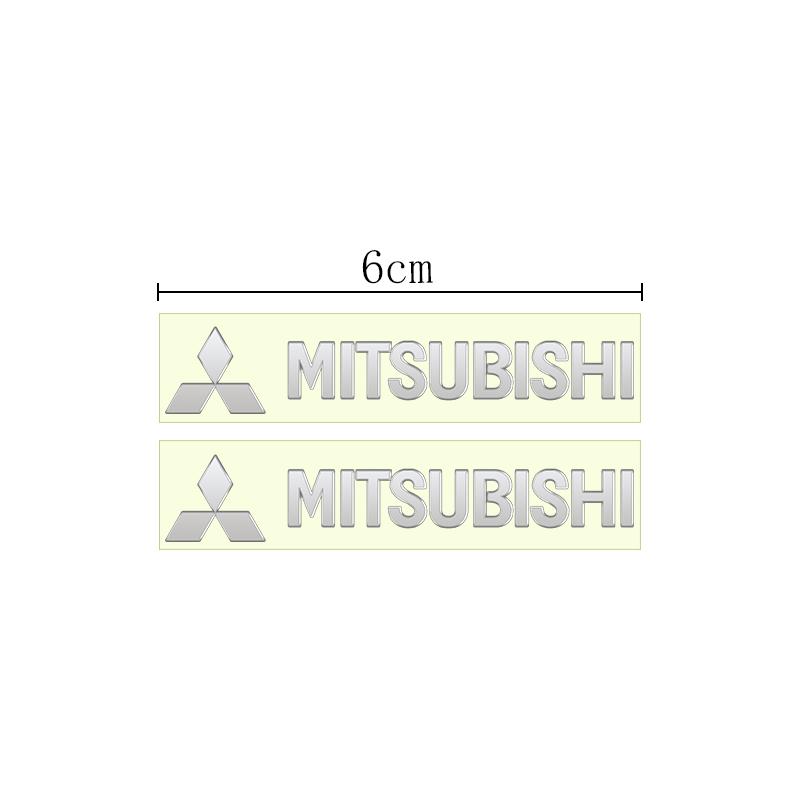Metal emblem Auto Decor Decals Car Window Wiper Stickers For Mitsubishi ASX LANCER OUTLANDER PAJERO Ralliart Car Styling