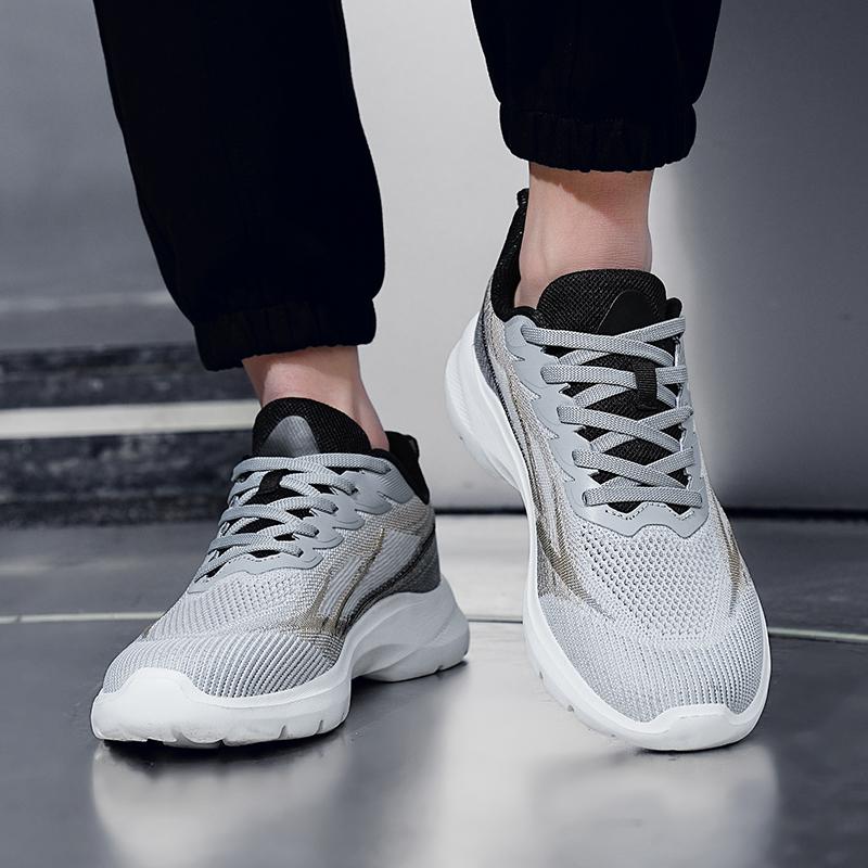 Весна 2025 Новые Ультралегкие Кроссовки для Бега Спортивная Мужская Обувь Удобная Нескользящая Дышащая Легкая Повседневная Обувь с Мягкой Подошвой