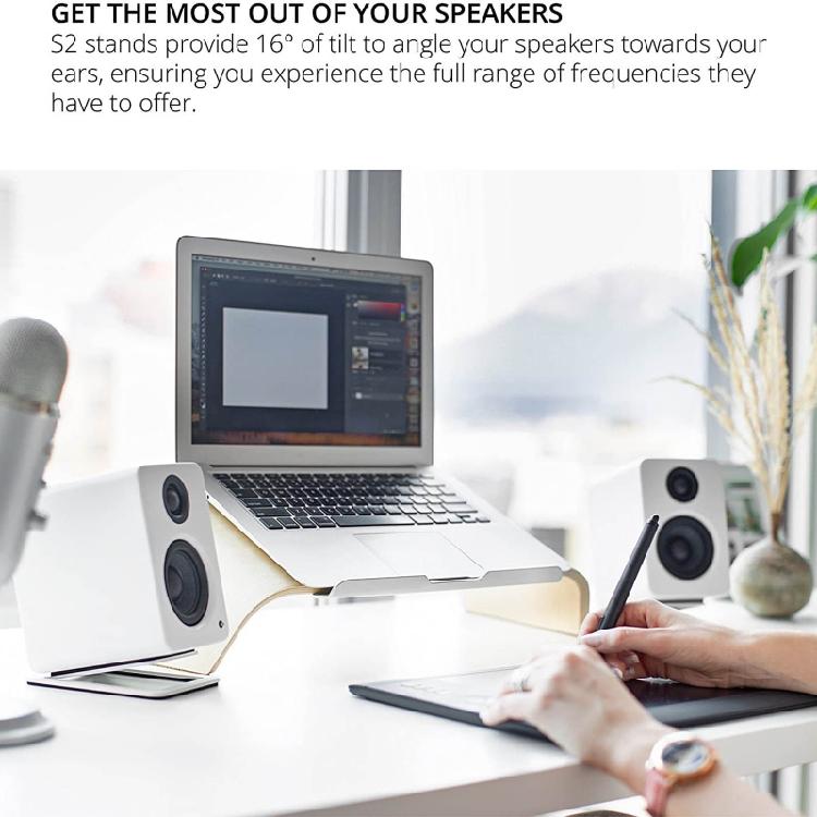 Наклонная подставка-держатель для компьютерных колонок, полка для Kanto YU4 Active Speaker