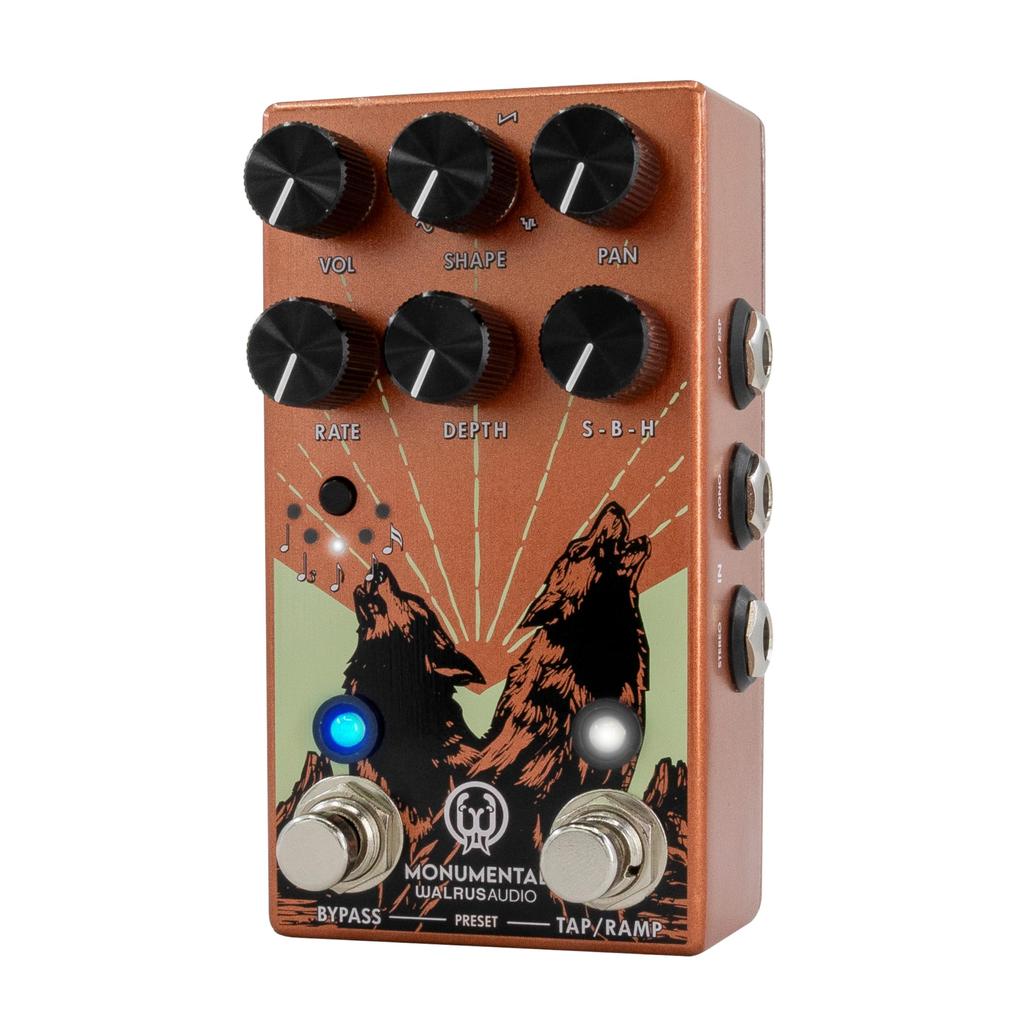 WALRUS AUDIO Monumental Harmonic Stereo Tremolo ORANGE WAL-MONUME