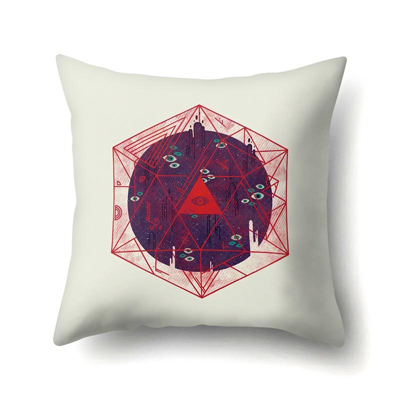 Polyester Pillowcase Automobile Decoration Home Printed Pillowcase