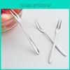 Stainless Steel West Tableware Fruit Forks Elegant Small Sized Snack Cake Dessert Utensils