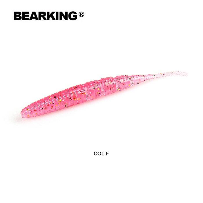 BEARKING Fishing Lure 90mm 2.5g 10pcs / Bag Soft Baits Fishing Wobbler Bass Bait Artificial Fishing Soft Lure Tacke