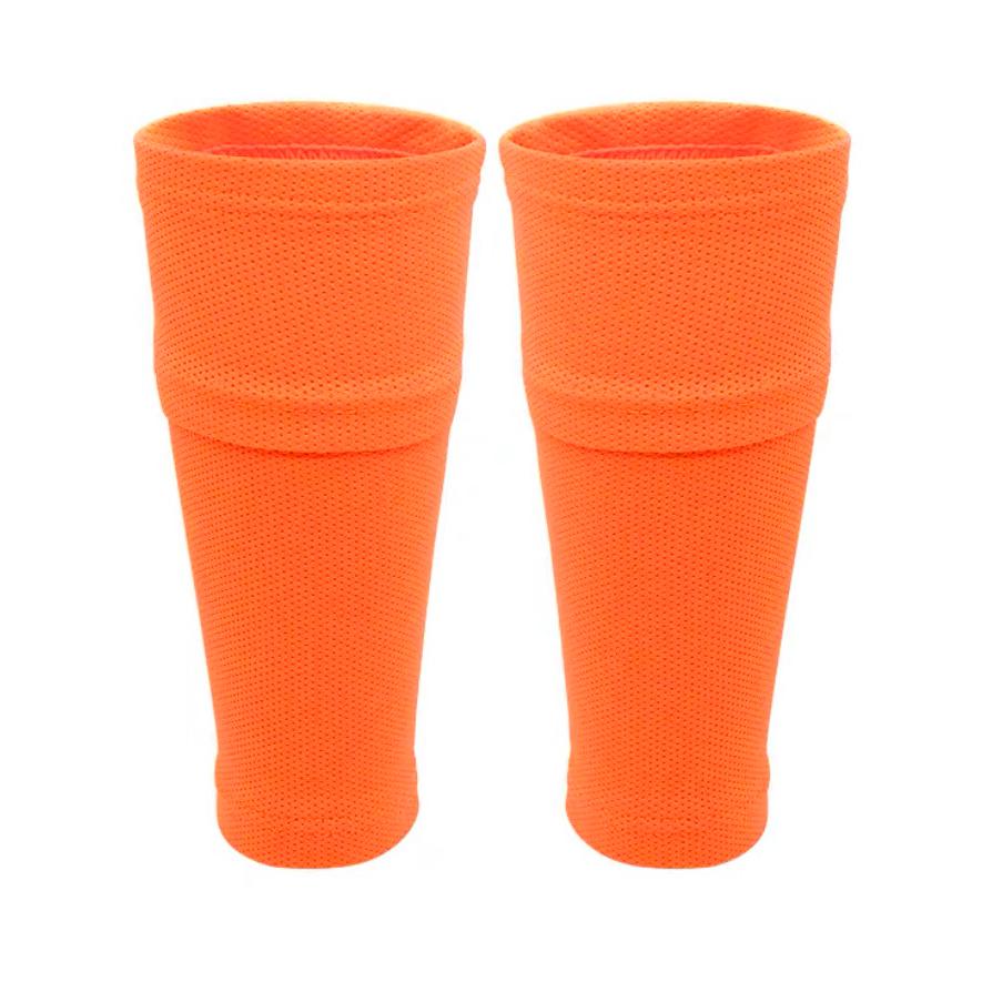 Custom Logo Soft High Elastic Thread Basic Protection Soccer Shin Guard Socks H Sports S/M/L Warmers