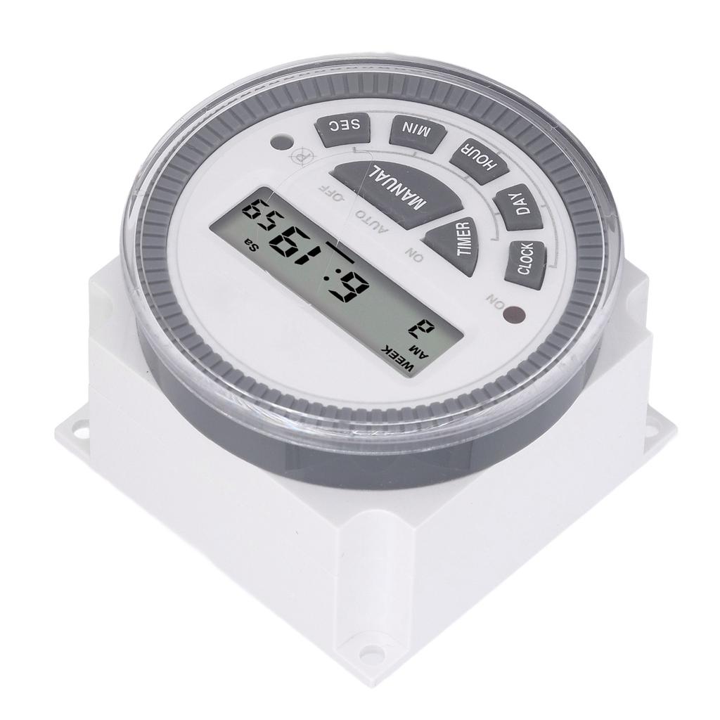 Digital Timer 1 Min To 168 Hours 7 Day Timer Switch 10A DC12V Input LCD Display Time Controller
