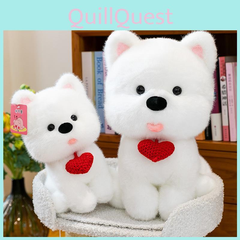 West Highland White Terrier Plush Toy With Soft Short For Kid Gift