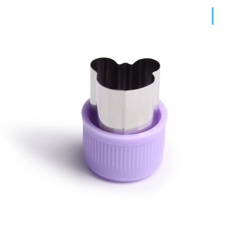 1Pc Vegetables Cutter Plastic Handle Stainless Fruit Cutting Die Kitchen Gadgets