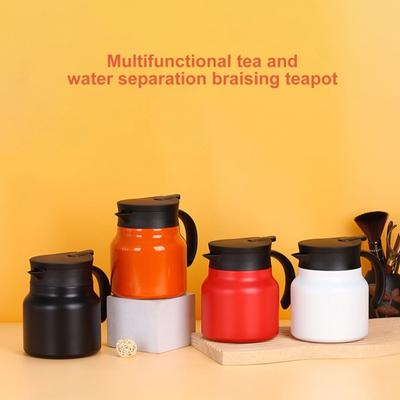 800/1000 мл чайник большой емкости с герметичной изоляцией из нержавеющей стали, термочайник для тушения кофе с фильтром, товары для дома